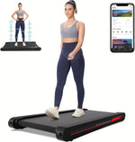 Walking Vibration Pad with APP, 3 in 1 under Desk Treadmill, 2.5HP Low Noise Wal