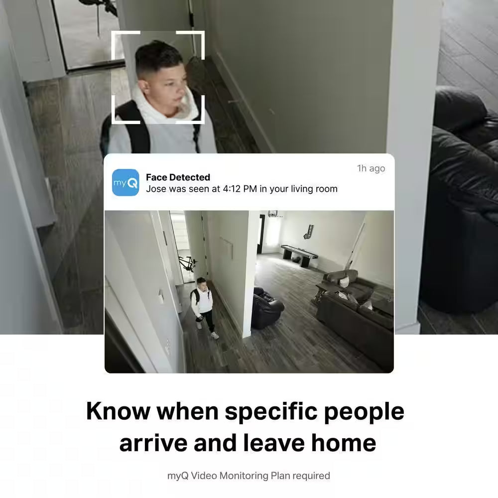 Myq Smart Indoor Home Security Camera (2-Pack)