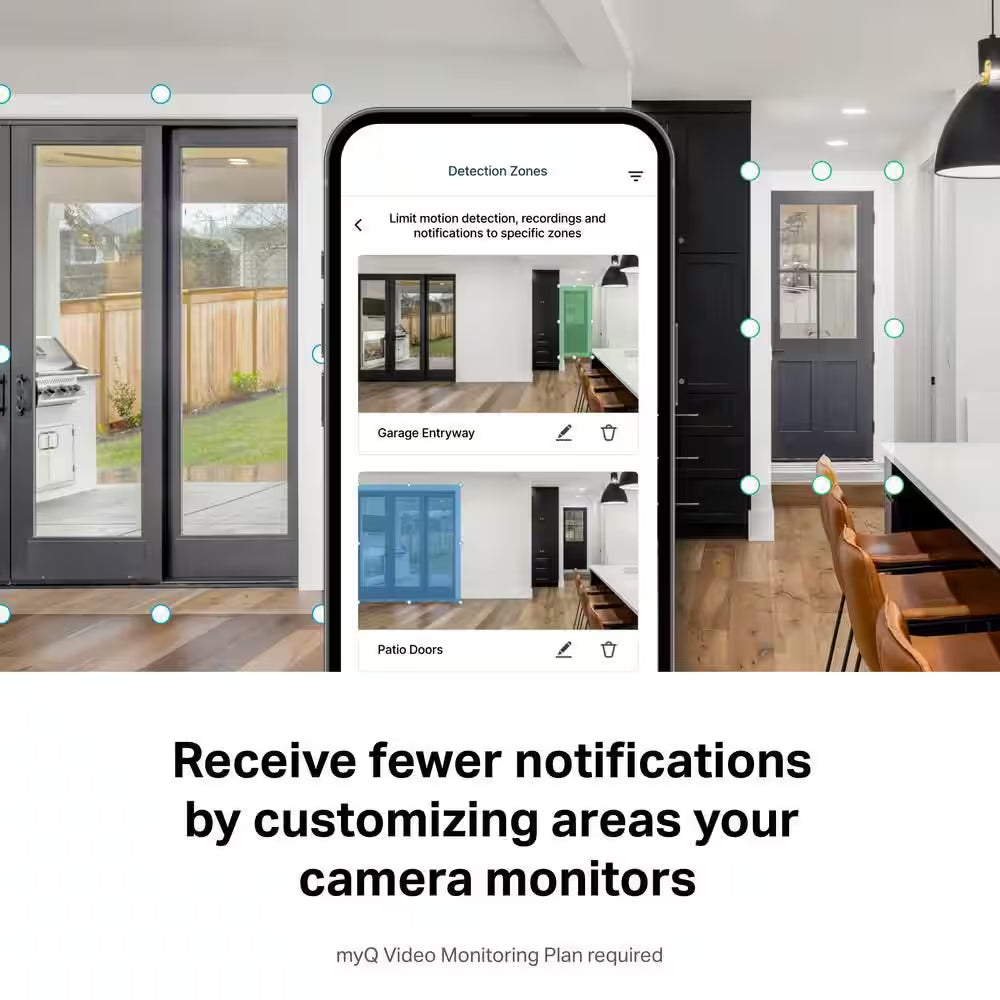 Myq Smart Indoor Home Security Camera (2-Pack)