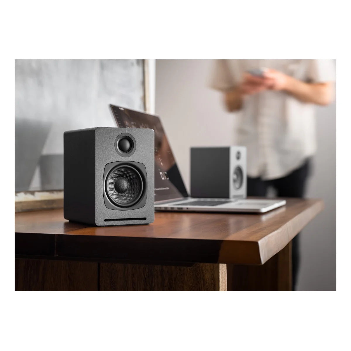 A1 Bluetooth Wireless Desktop Speakers - Pair