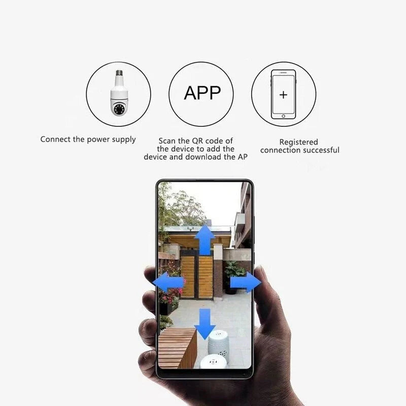 Light Bulb Security Camera