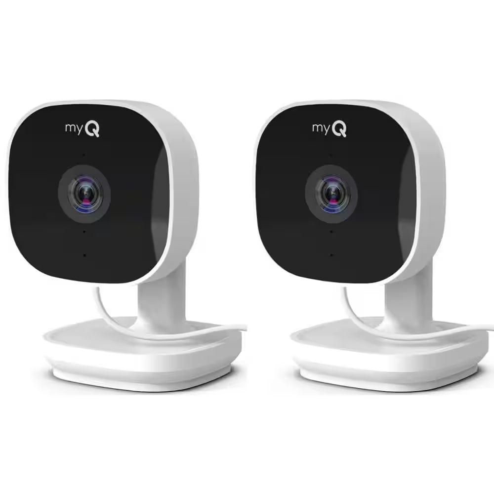 Myq Smart Indoor Home Security Camera (2-Pack)