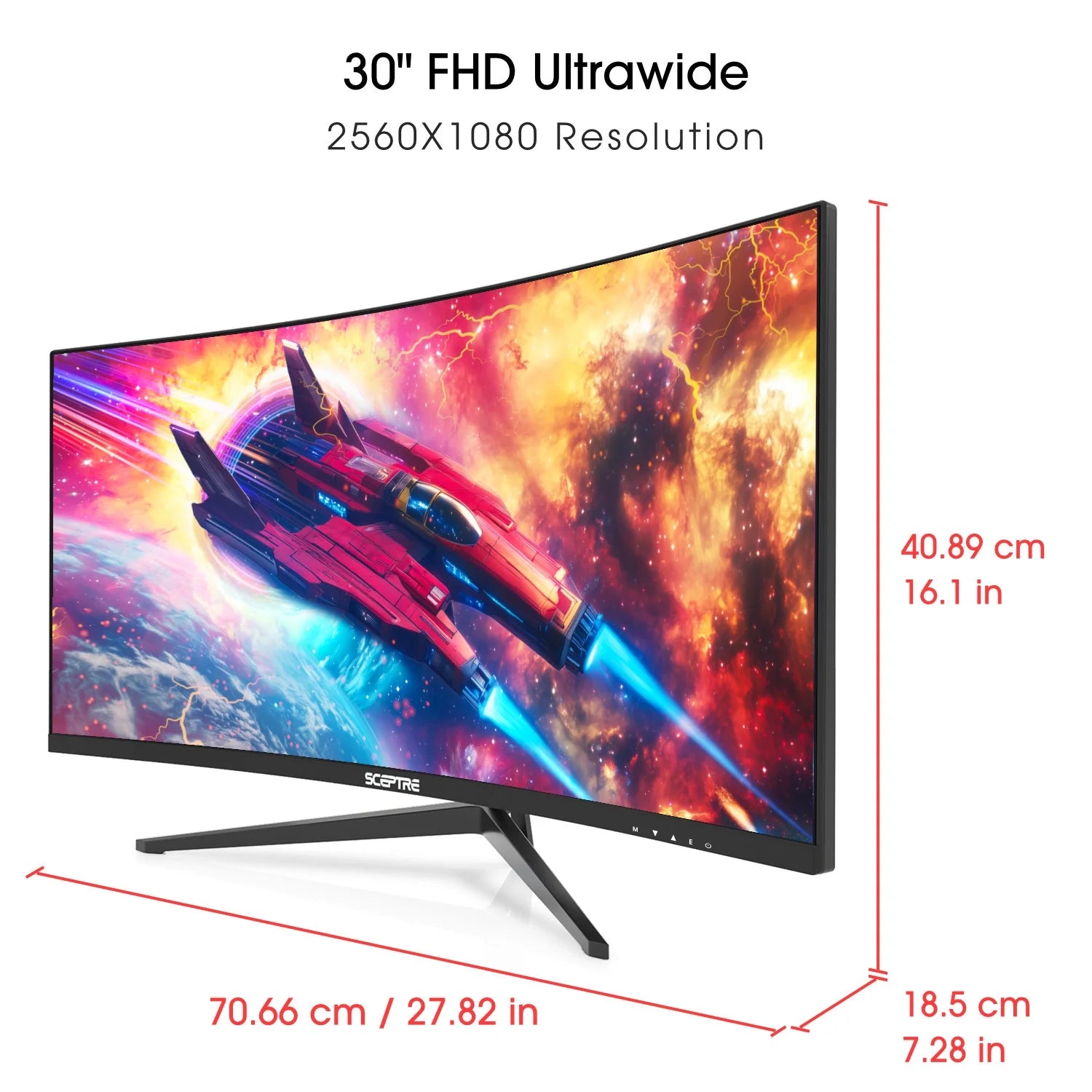 New Curved 30-Inch Gaming Monitor up to 200Hz 1800R 2025