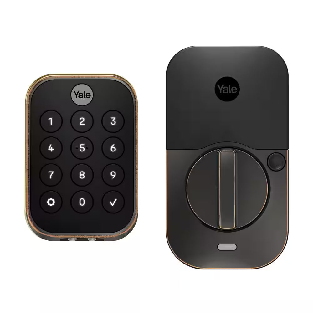 Assure Lock 2; Keyless Smart Door Lock with Bluetooth and Pushbutton Keypad, Oil Rubbed Bronze