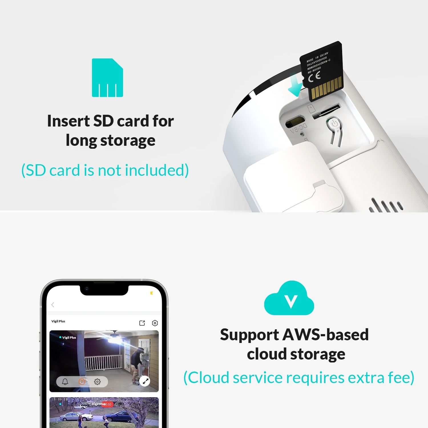 Solar Outdoor Security Camera Wireless Home Surveillance Camera - Only for 2.4Ghz Wifi