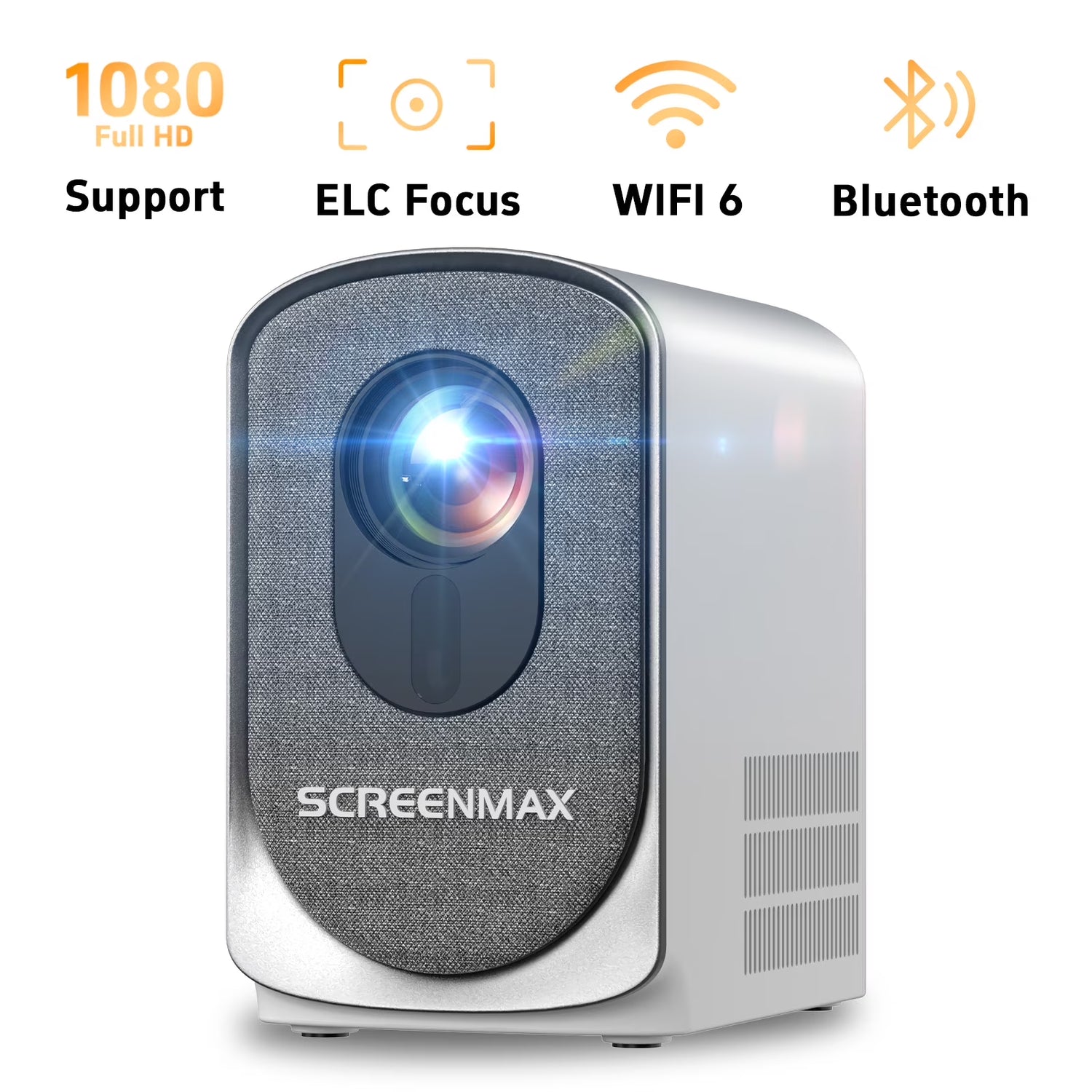 5G Wifi Bluetooth Projector, Support 1080P HD 13000L Portable Movie Projector