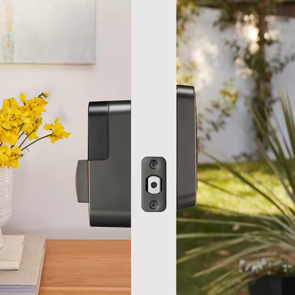 Assure Lock 2; Smart Door Lock with Bluetooth and Pushbutton Keypad; Oil Rubbed Bronze