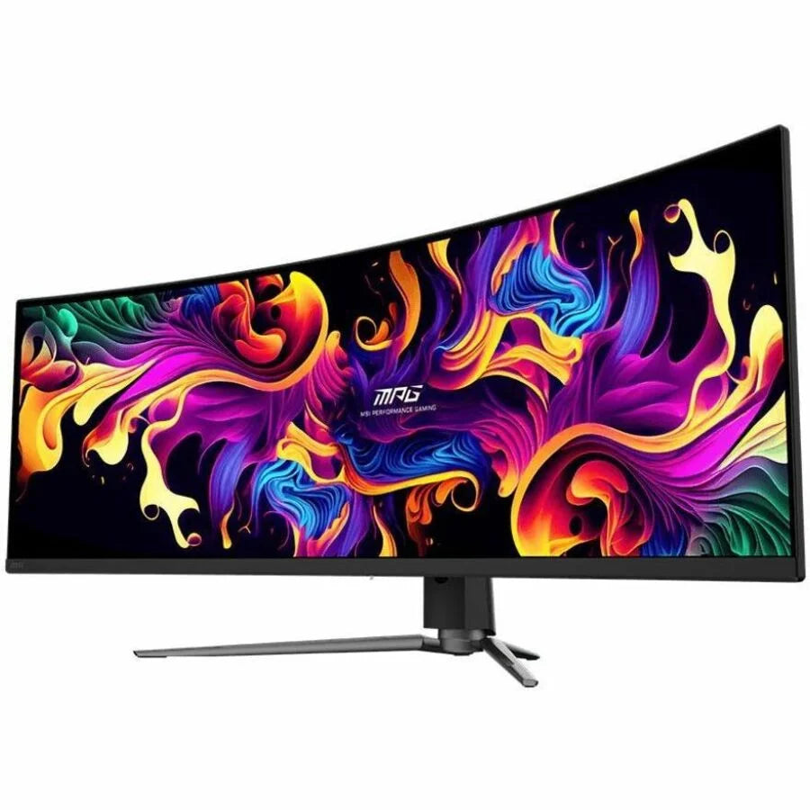 MPG 491CQP QD-OLED, 49 Curved Gaming Monitor, 5120 X 1440 (DQHD), OLED 0.03Ms Response Time, 144Hz, True Black HDR 400, HDMI, DP Port