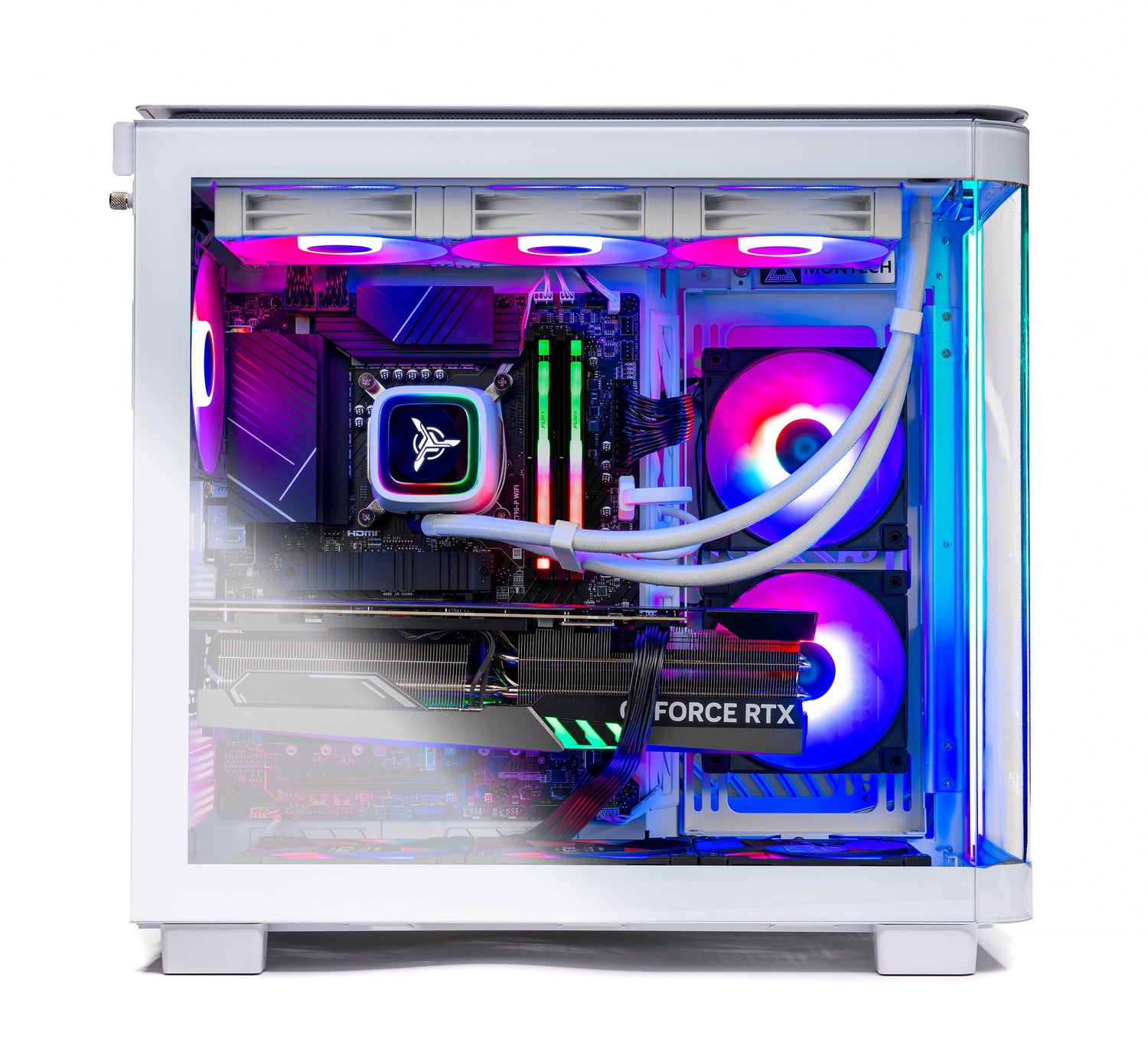 Skytech King 95 Gaming PC Desktop AMD Ryzen 7 7800X3D NVIDIA Geforce RTX 5070 Ti 1TB Gen4 Nvme SSD 32GB DDR5 RAM, AIO Liquid Cooling Windows 11