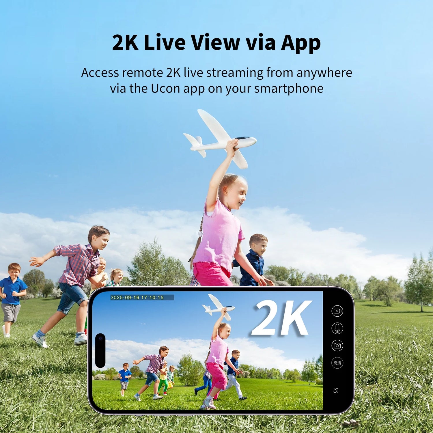 4G LTE Cellular Solar Security Camera, Wireless Outdoor PTZ 360° Home Farm Surveillance, 2K Color Night Vision, PIR Motion, Two-Way Audio, Waterproof