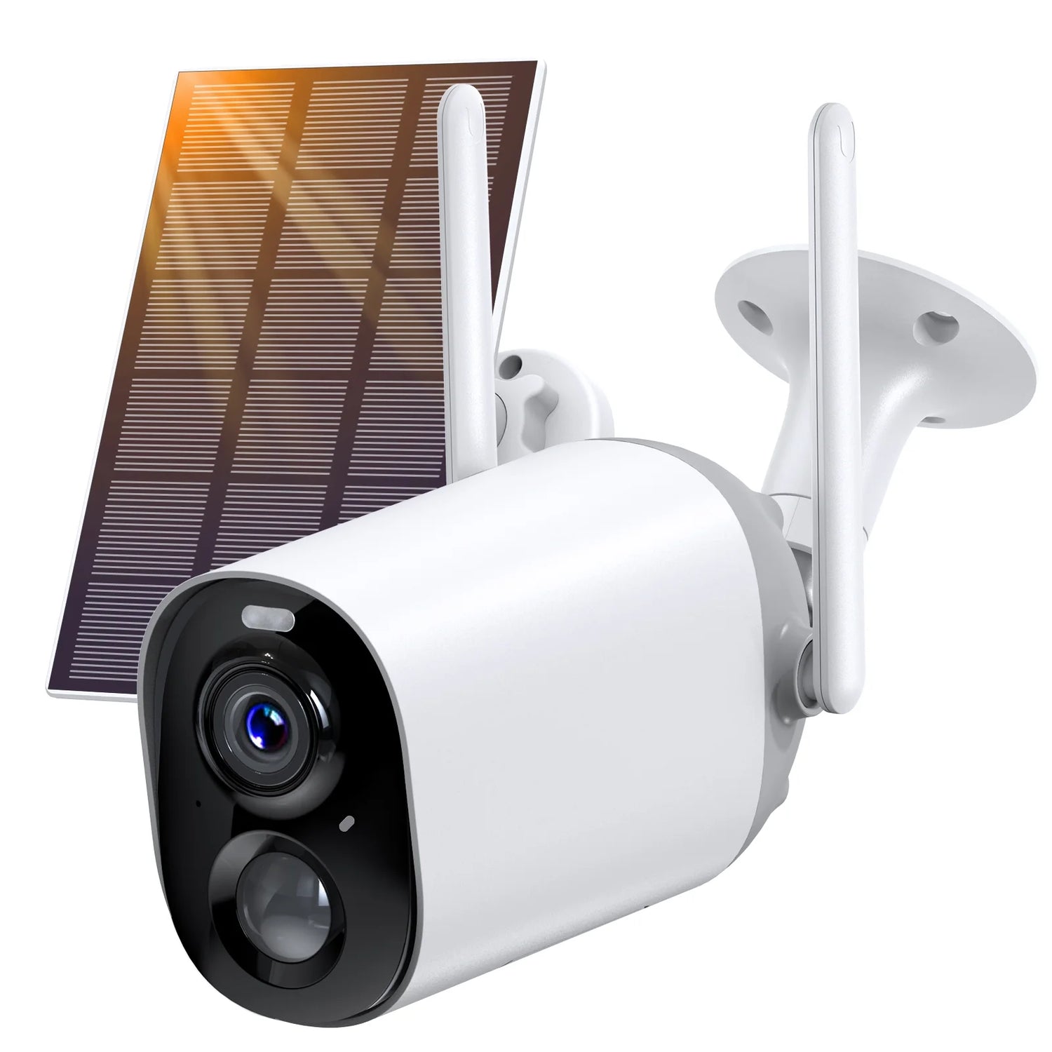 Solar Outdoor Security Camera Wireless Home Surveillance Camera - Only for 2.4Ghz Wifi