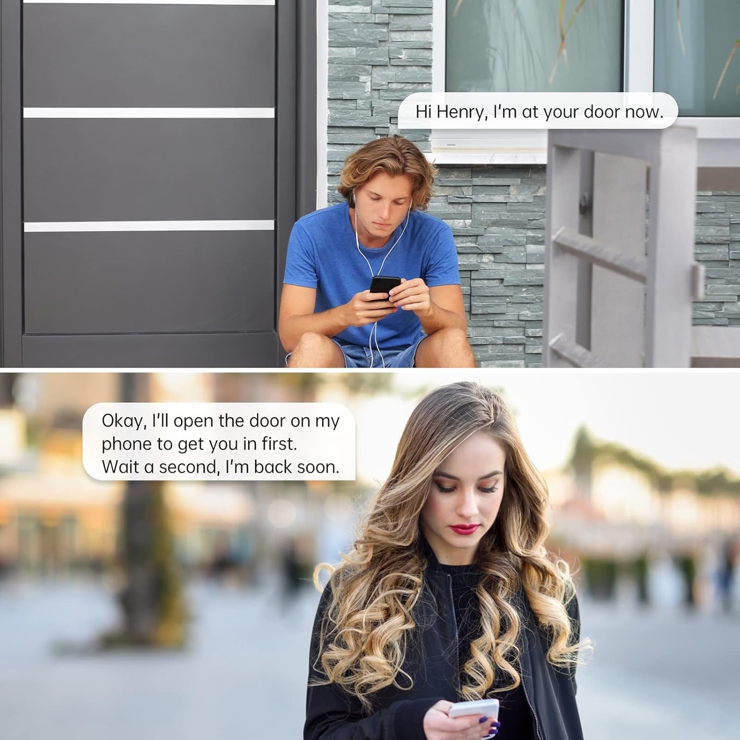 SMONET Smart Door Lock, Keypad Deadbolt with Wifi Bridge, Bluetooth Touchscreen, Alexa Compatible, Black