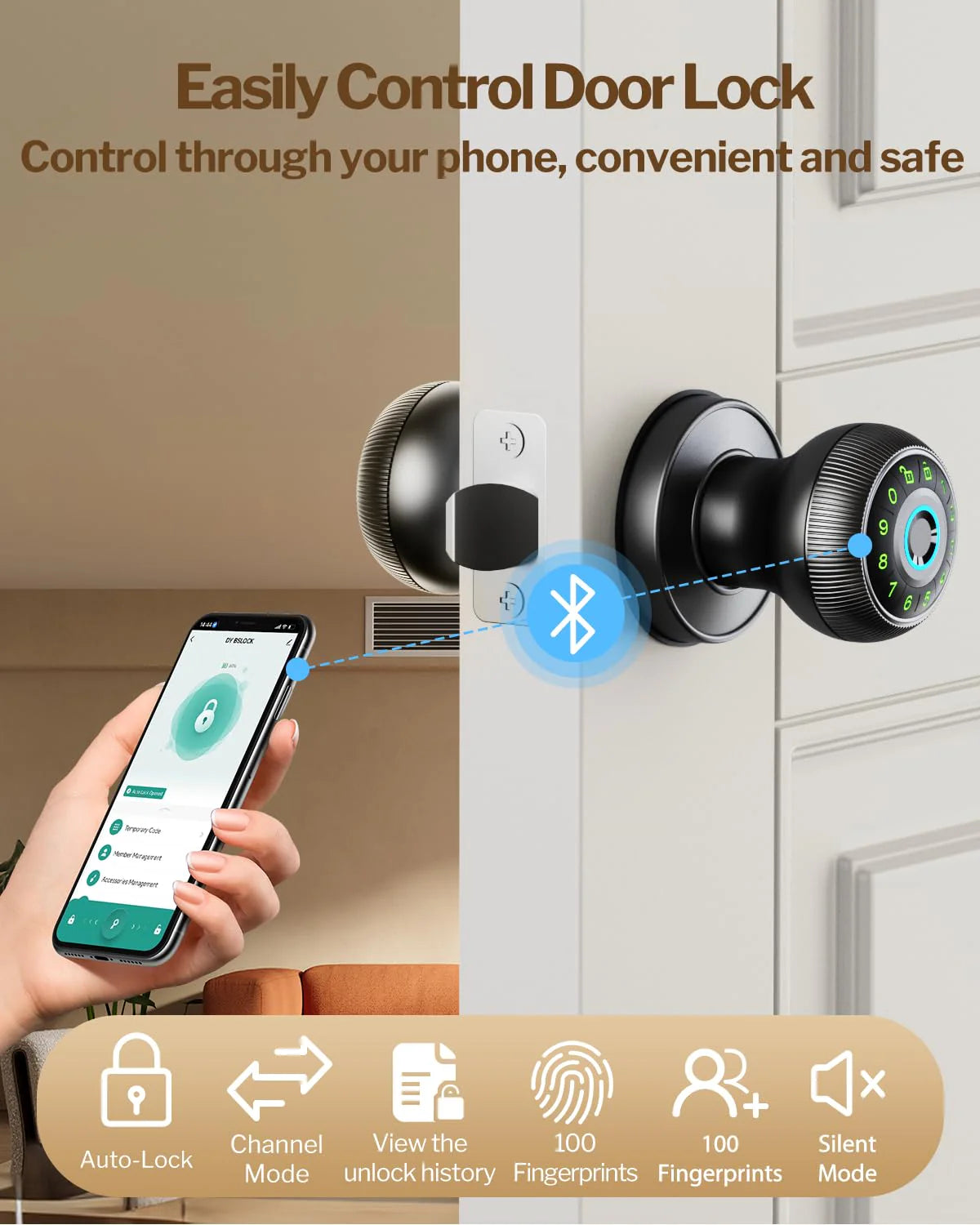Smart Fingerprint Door Lock with Keypad Control