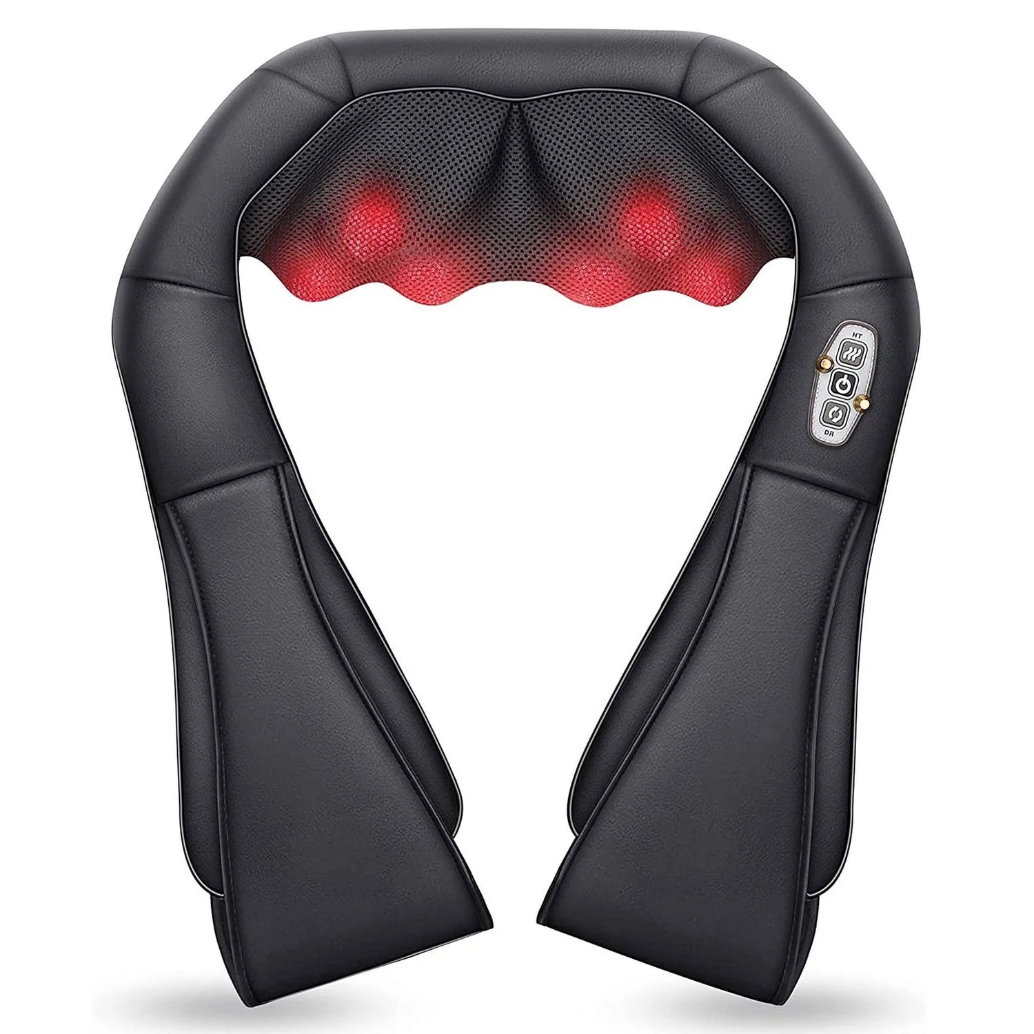 Shiatsu Shoulder Neck Massager with Heat, 4D Deep Kneading Back Massager Gifts for Men Women