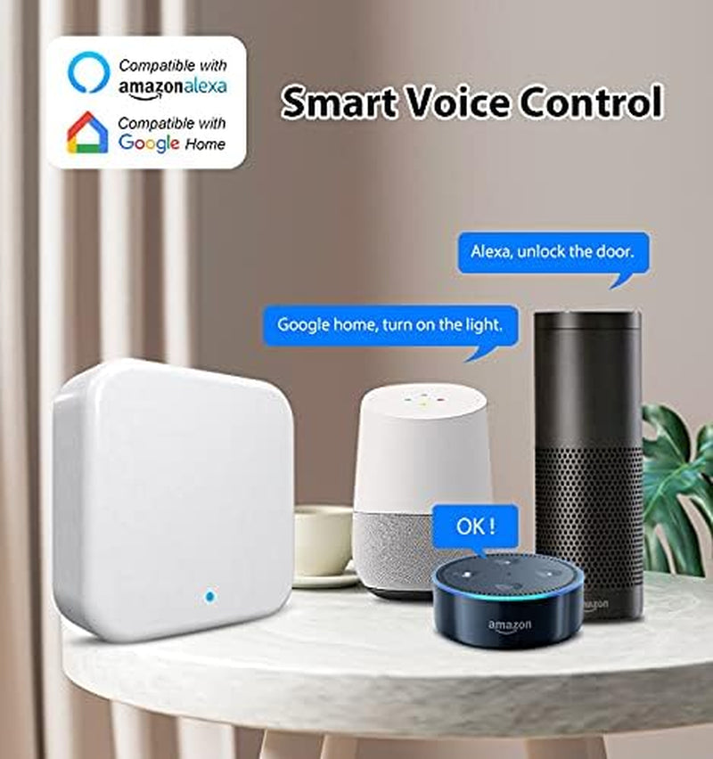 G2 Wifi Gateway Smart Lock for Voice Control, Wi-Fi Bridge to Ttlock App for Remote Control