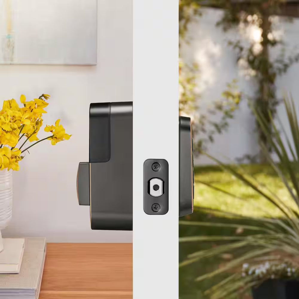 Assure Lock 2; Keyless Smart Door Lock with Bluetooth and Pushbutton Keypad, Oil Rubbed Bronze