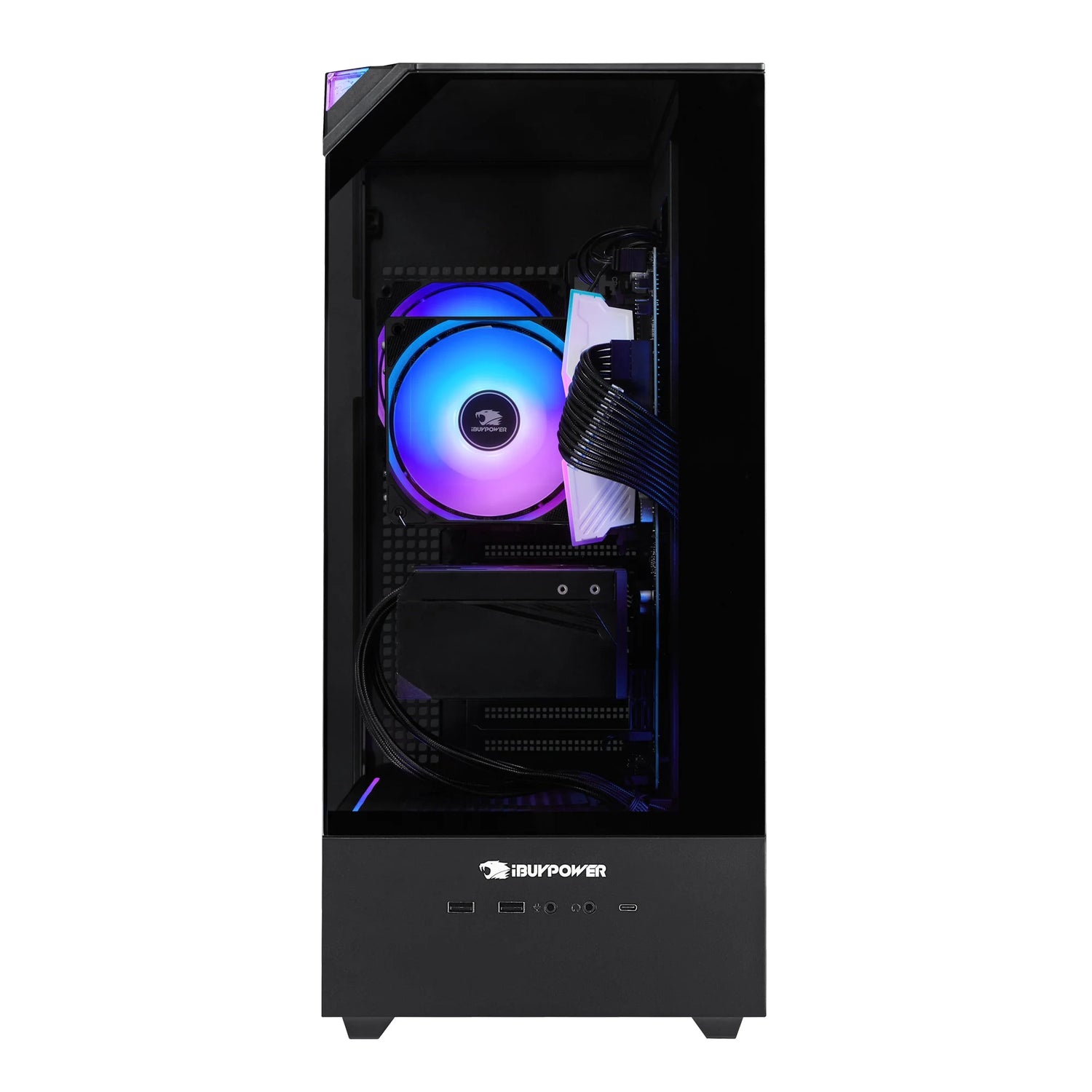 Element Black Gaming PC Desktop Computer Intel Core I5 14400F, NVIDIA Geforce RTX 5060Ti 8GB, 16GB RAM, 1TB SSD, Windows 11 Home